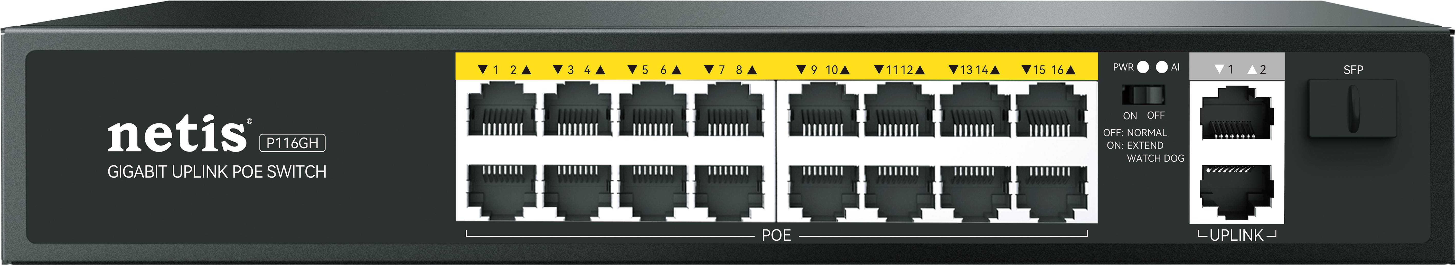 Switches NETIS P116GH